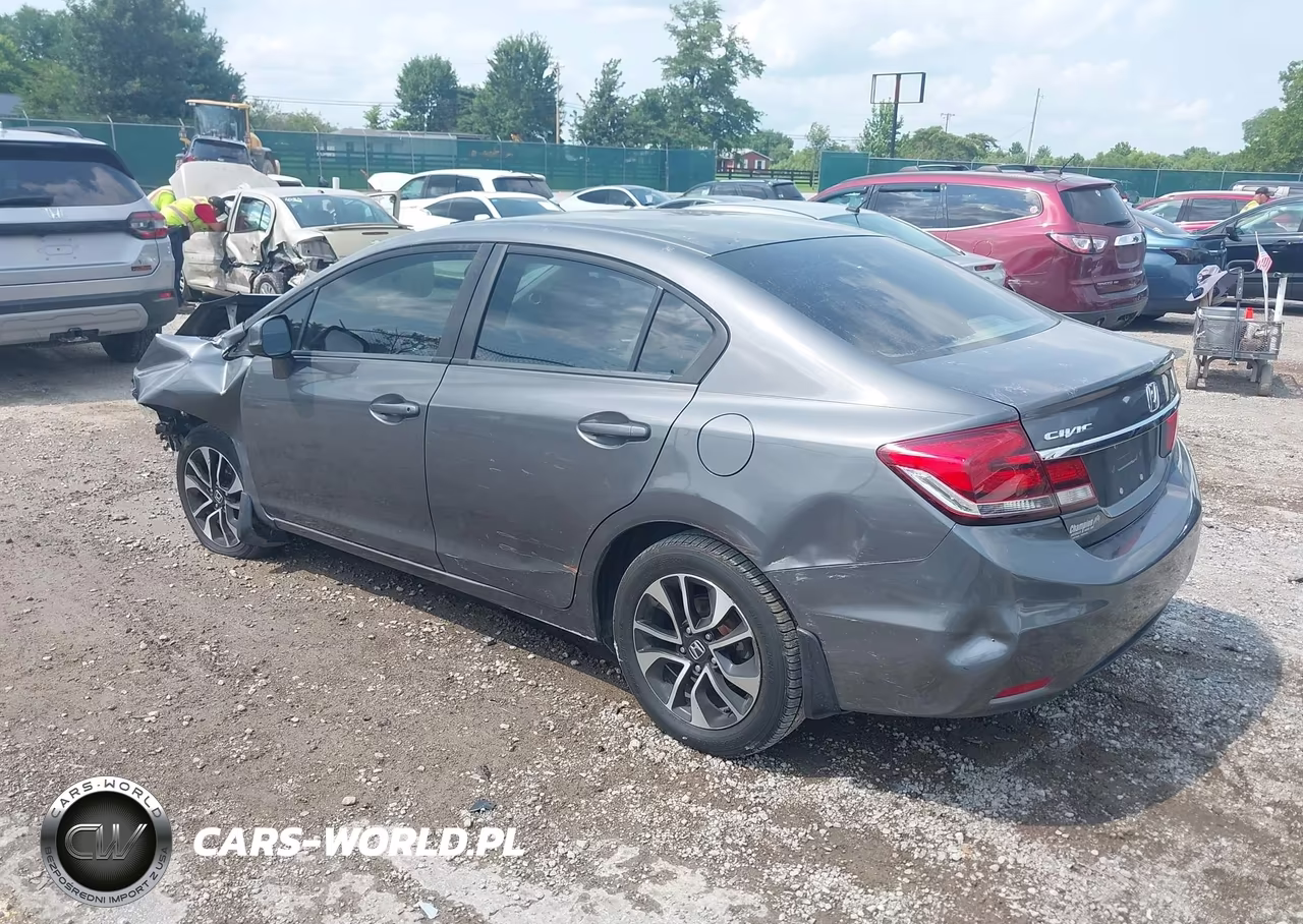 2013 Honda Civic Ex-L VIN:2HGFB2F91DH519812 - 3
