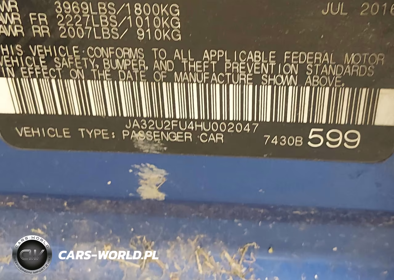 2017 Mitsubishi Lancer Es-Le VIN:JA32U2FU4HU002047 - 9