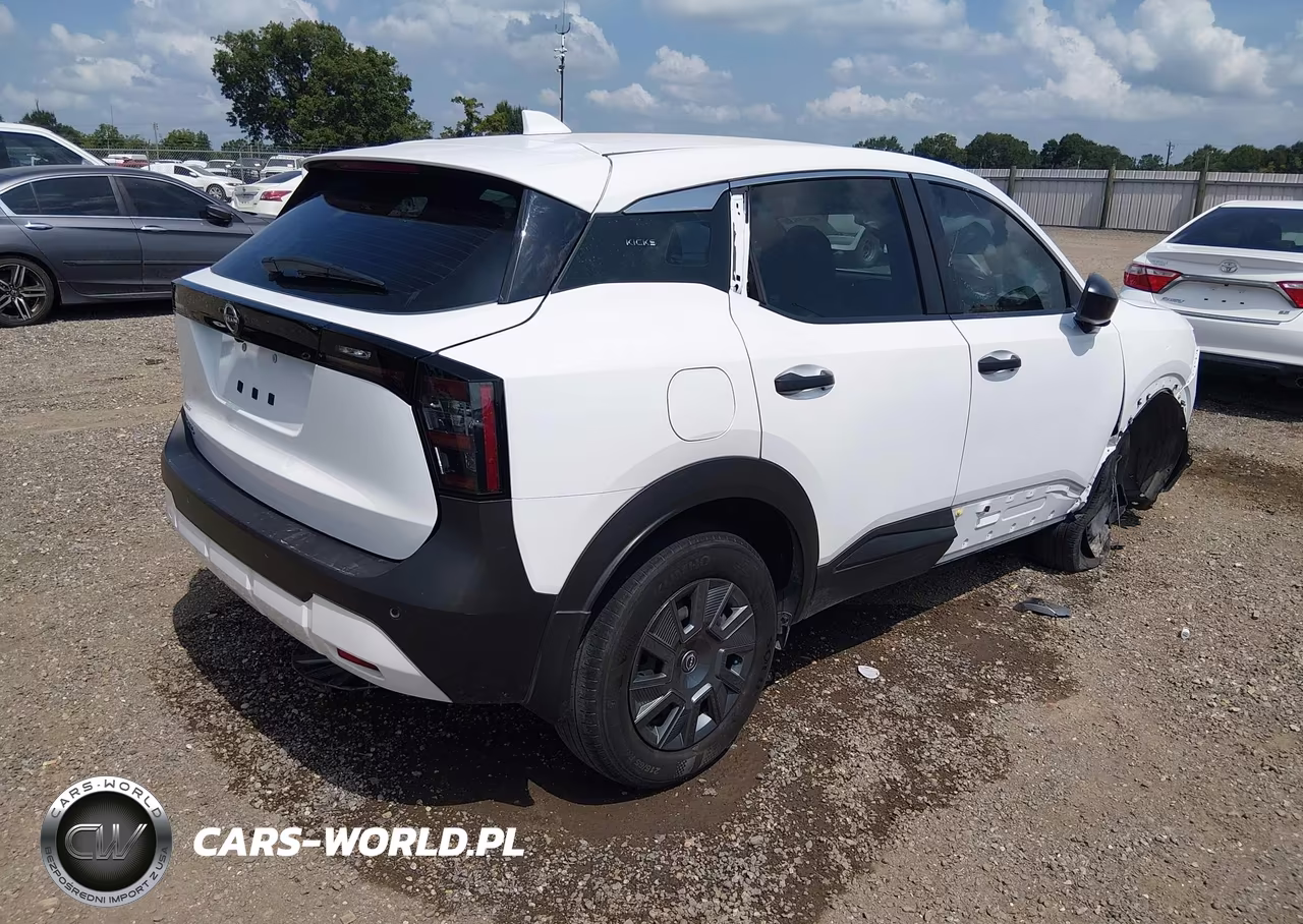 2025 Nissan Kicks S Fwd VIN:3N8AP6BA4SL314205 - 4