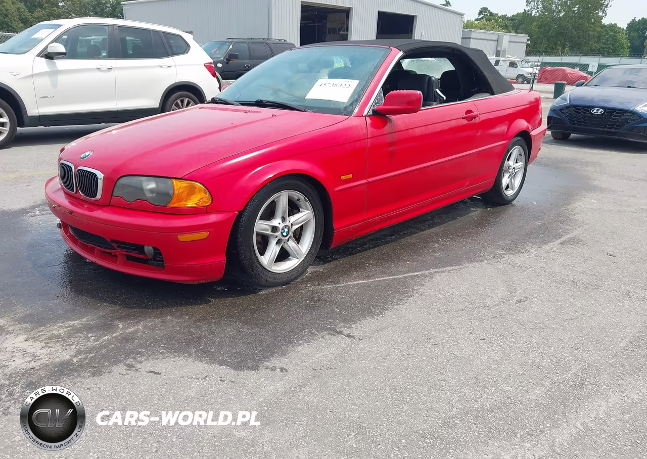 2002 BMW 3 Series 325Ci VIN:WBABS33422PG82439 - 2
