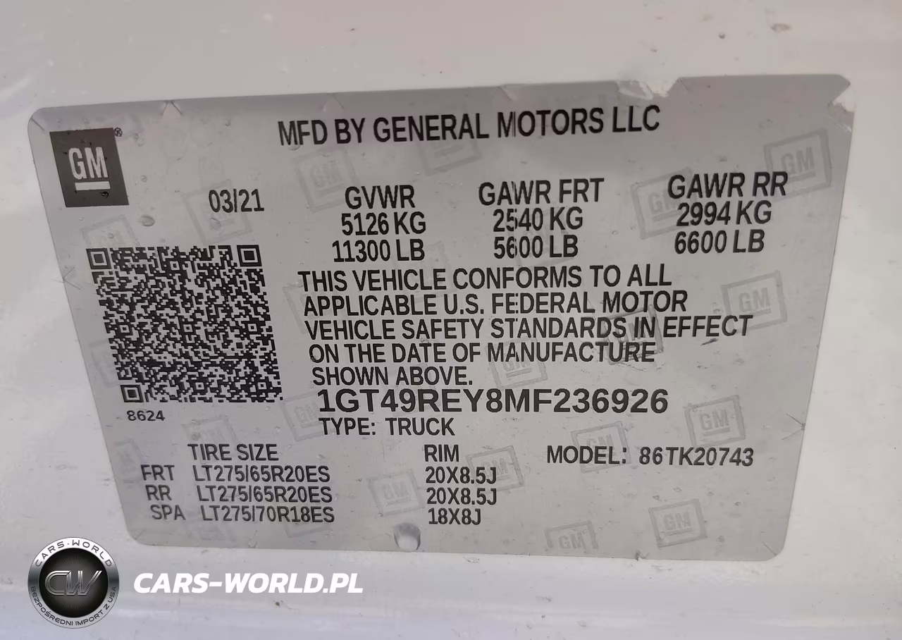 2021 GMC Sierra 2500Hd 4Wd Standard Bed Denali VIN:1GT49REY8MF236926 - 9