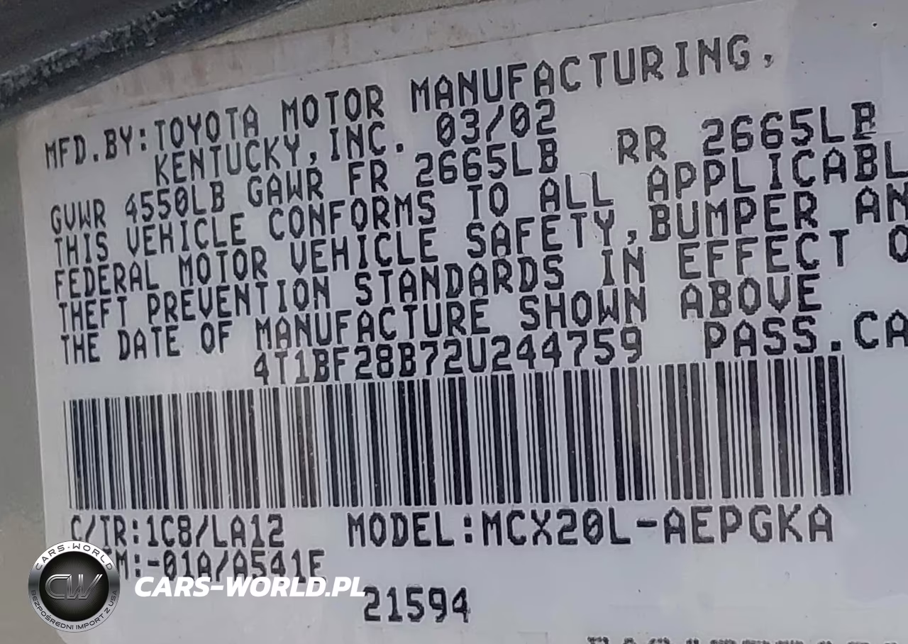 2002 Toyota Avalon Xls VIN:4T1BF28B72U244759 - 9