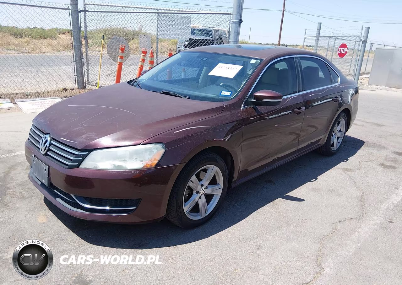 2013 Volkswagen Passat 2.5L Se VIN:1VWBH7A3XDC128847 - 2