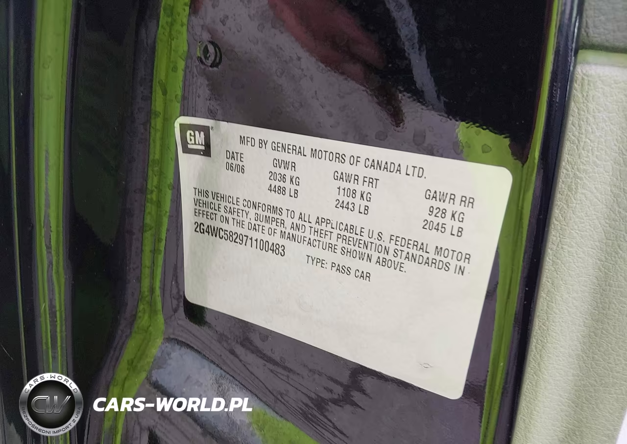 2007 Buick Lacrosse Cx VIN:2G4WC582971100483 - 9