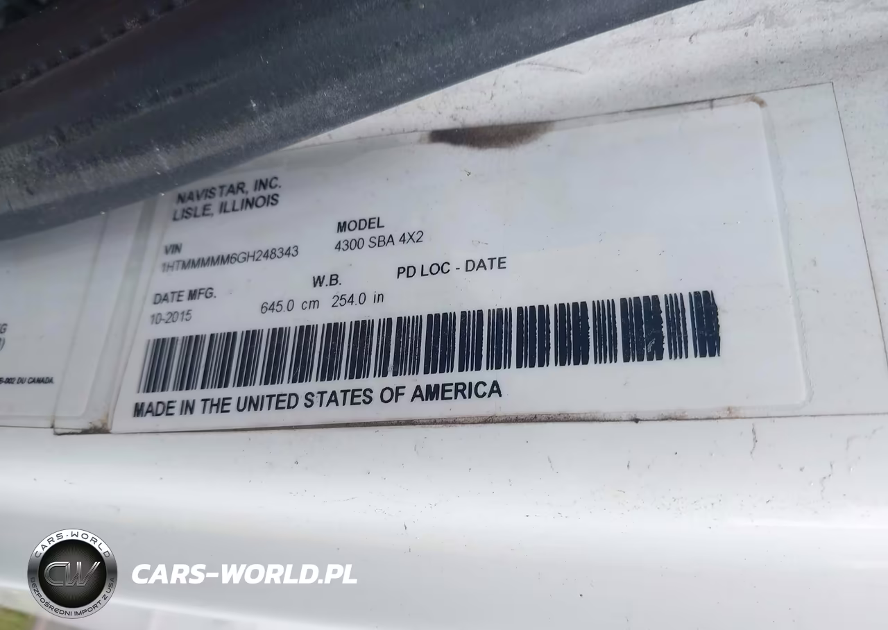2016 International 4000 4300 VIN:1HTMMMMM6GH248343 - 7