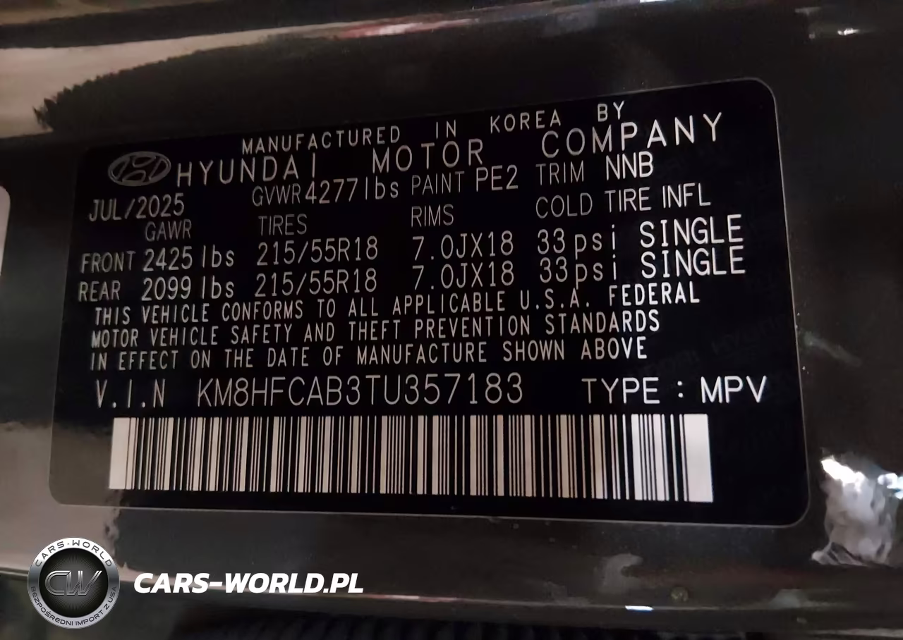 2026 Hyundai Kona Sel Sport VIN:KM8HFCAB3TU357183 - 9