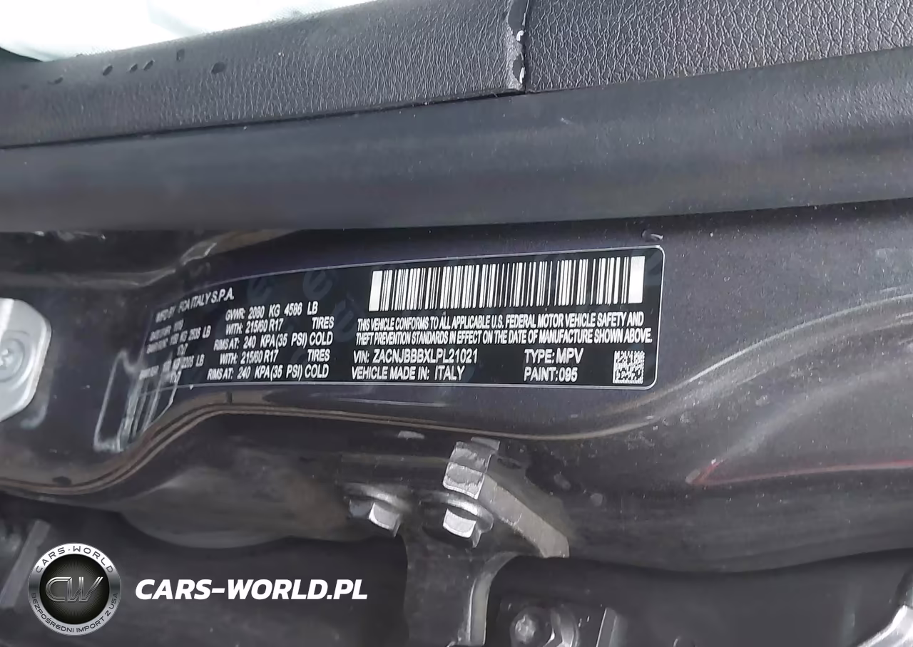 2020 Jeep Renegade Latitude 4X4 VIN:ZACNJBBBXLPL21021 - 9