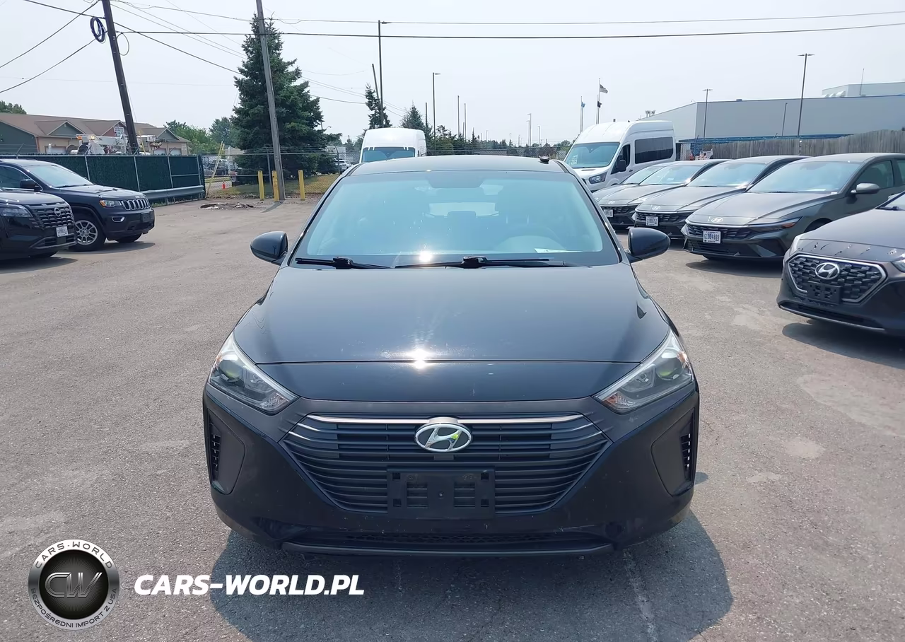 2018 Hyundai Ioniq Hybrid Blue VIN:KMHC65LC5JU076575 - 12