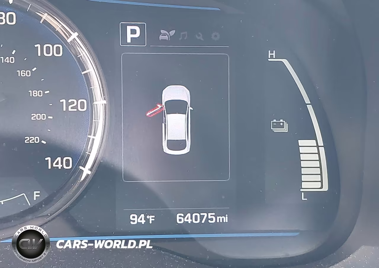 2018 Hyundai Ioniq Hybrid Blue VIN:KMHC65LC5JU076575 - 15