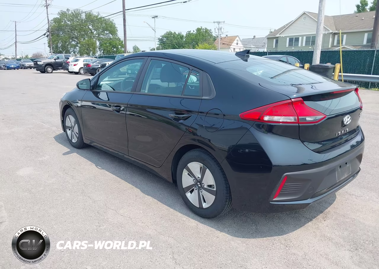 2018 Hyundai Ioniq Hybrid Blue VIN:KMHC65LC5JU076575 - 3