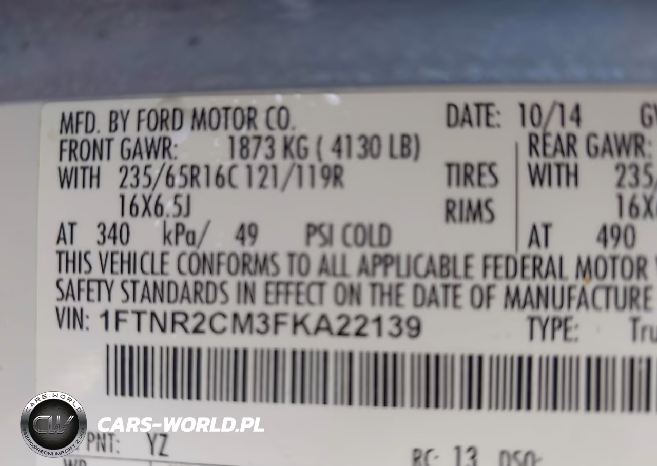 2015 Ford Transit-250 VIN:1FTNR2CM3FKA22139 - 9