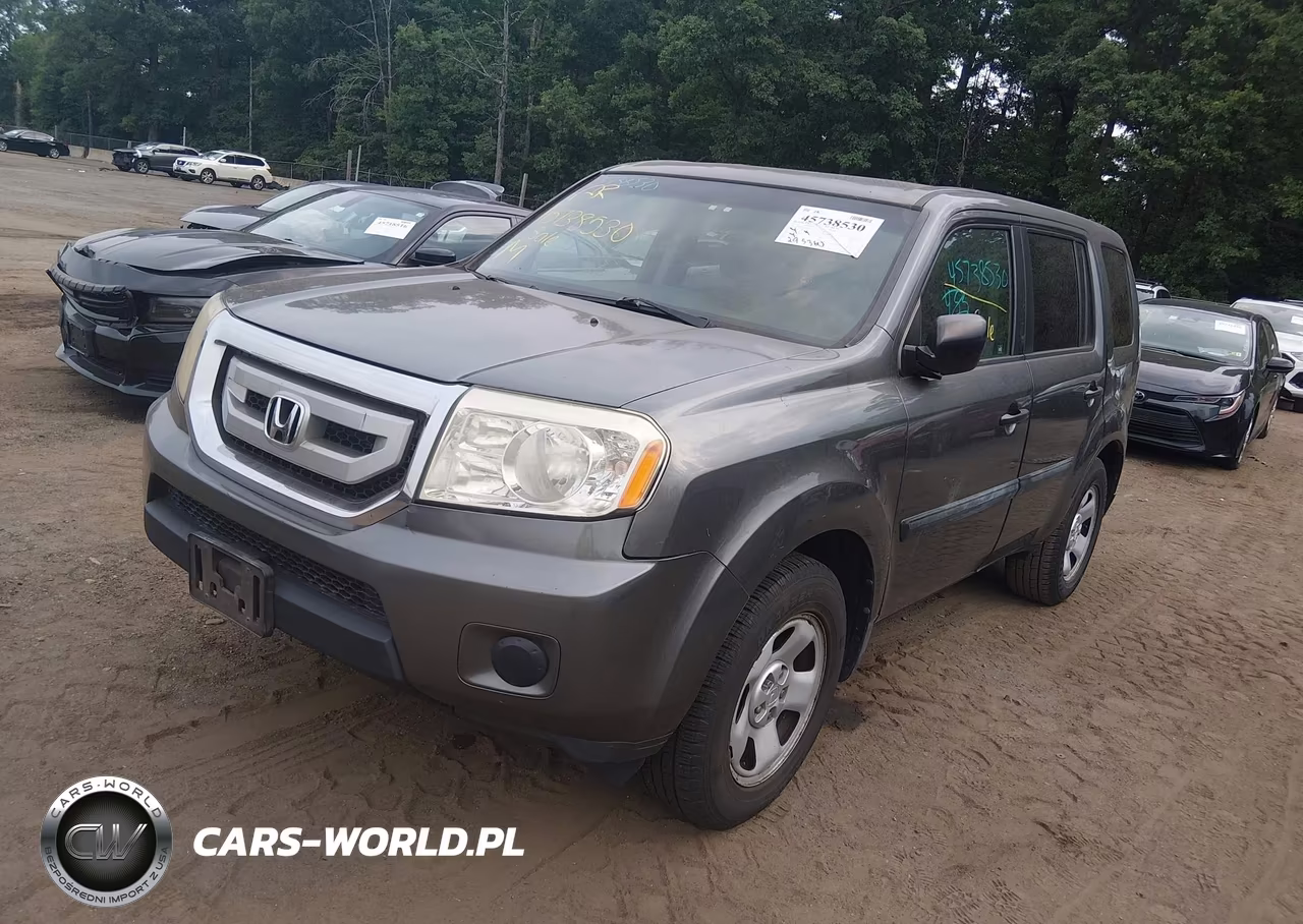 2010 Honda Pilot Lx VIN:5FNYF3H24AB010915 - 2