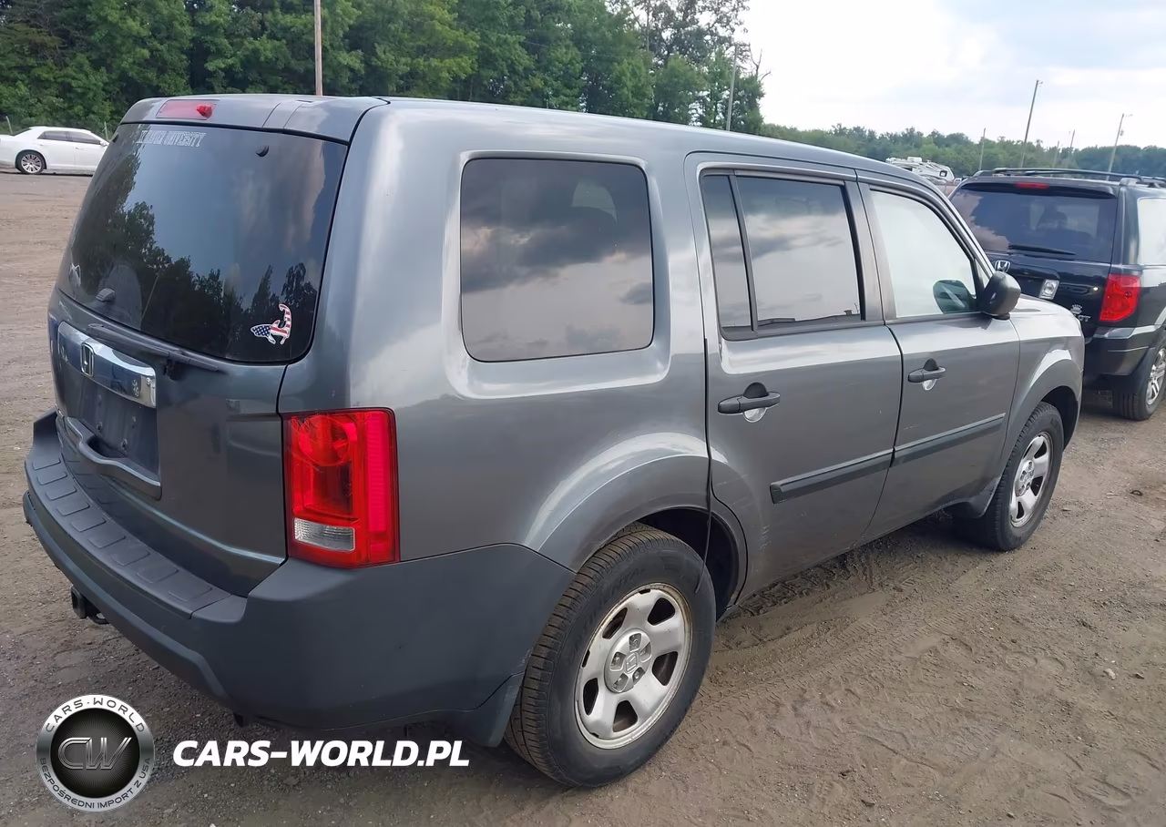 2010 Honda Pilot Lx VIN:5FNYF3H24AB010915 - 4