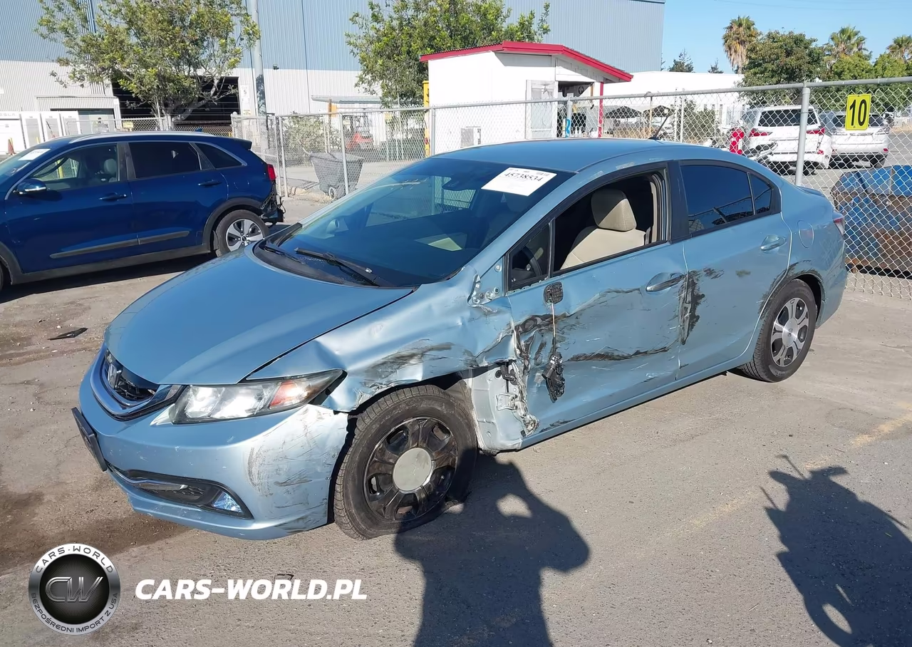 2013 Honda Civic Hybrid VIN:19XFB4F28DE201663 - 2