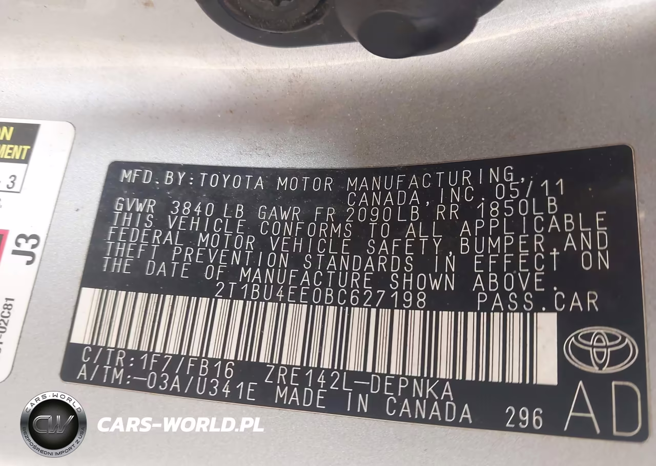 2011 Toyota Corolla Le VIN:2T1BU4EE0BC627198 - 9