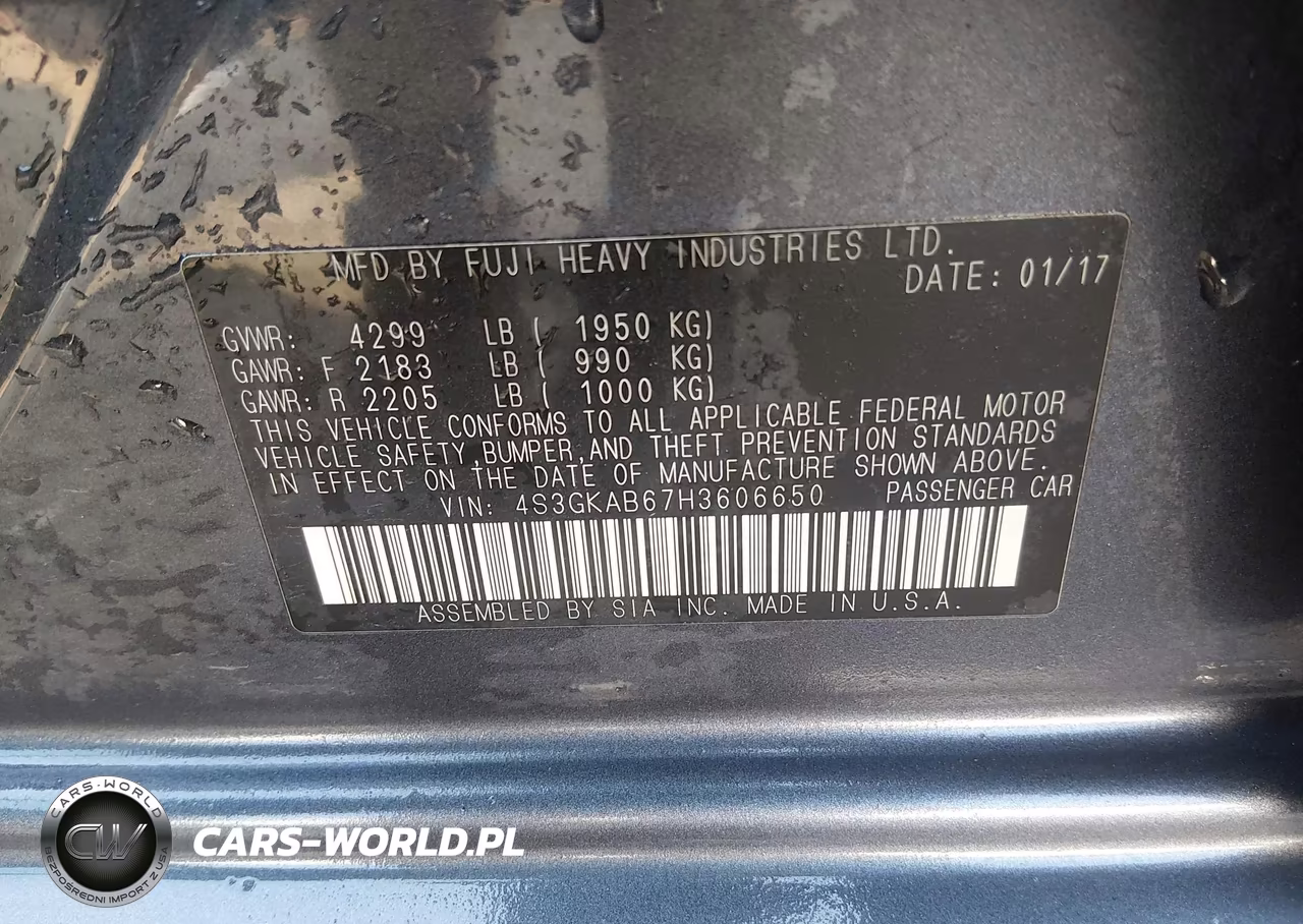 2017 Subaru Impreza 2.0I Premium VIN:4S3GKAB67H3606650 - 9