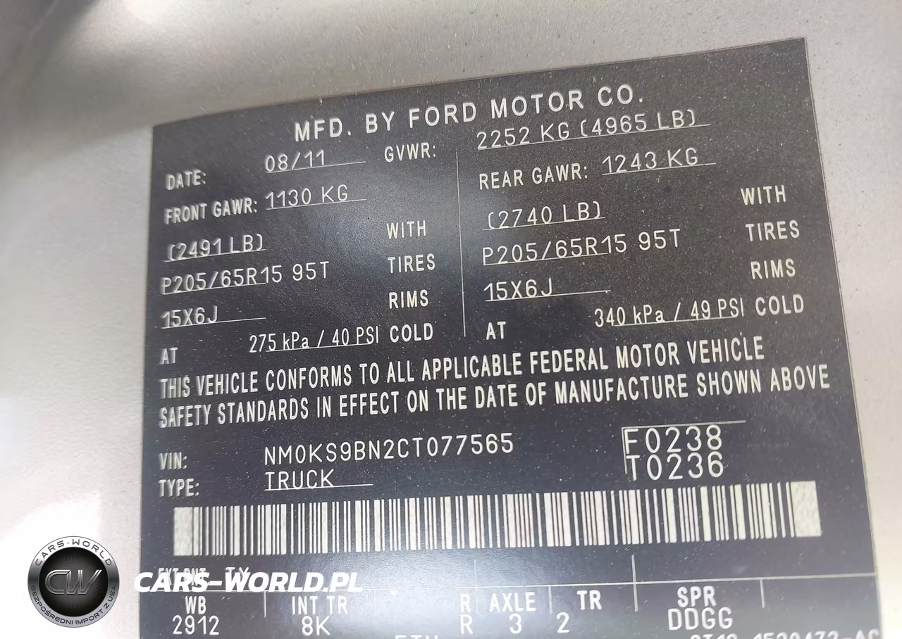2012 Ford Transit Connect Xlt VIN:NM0KS9BN2CT077565 - 9