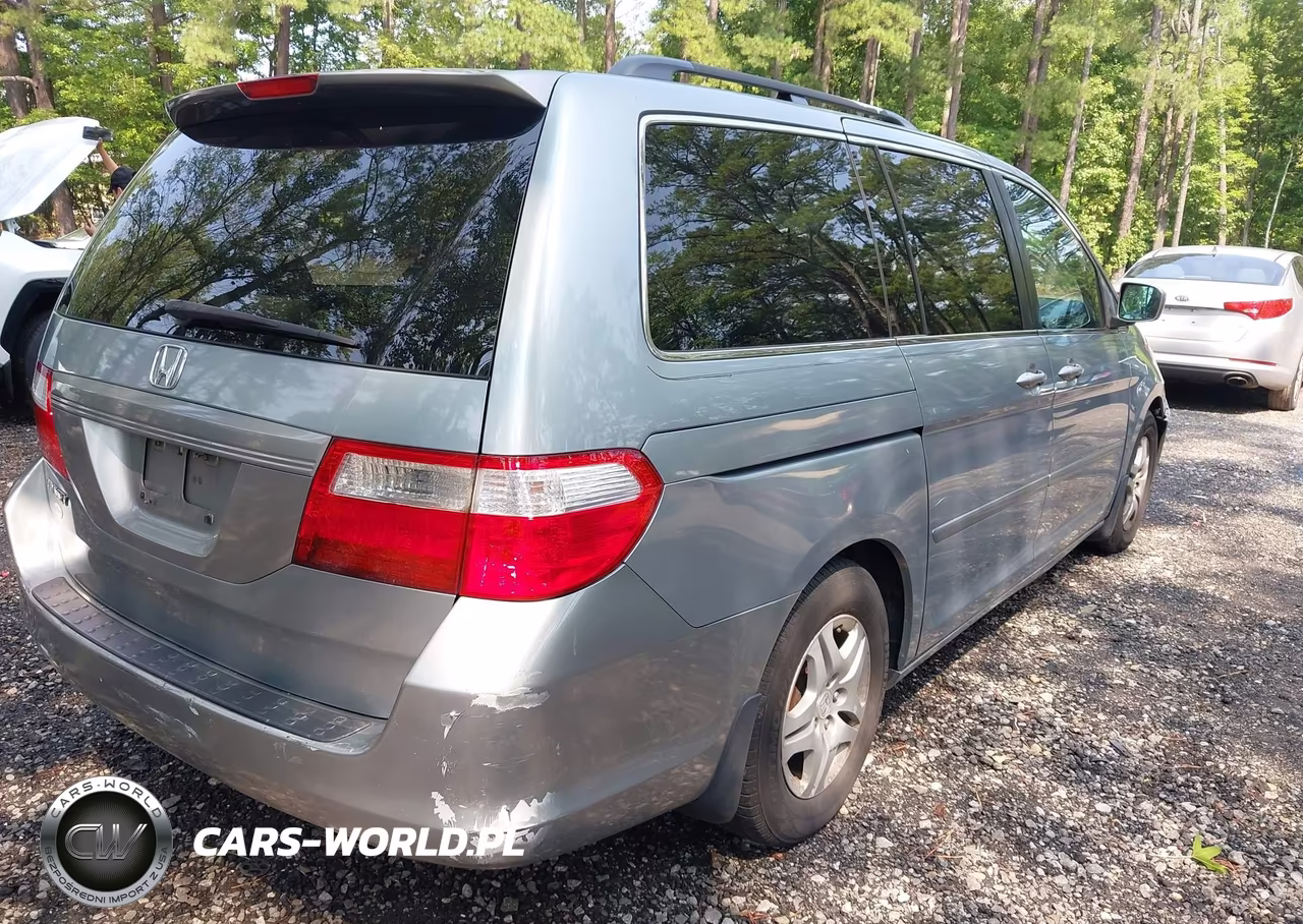 2007 Honda Odyssey Ex VIN:5FNRL38497B028575 - 4