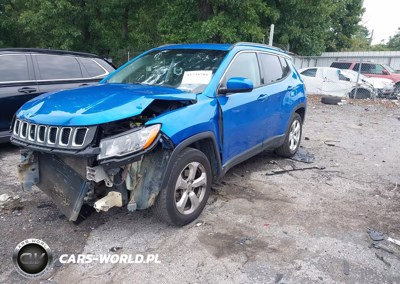 2017 Jeep New Compass Latitude Fwd VIN:3C4NJCBB8HT629460 - 2