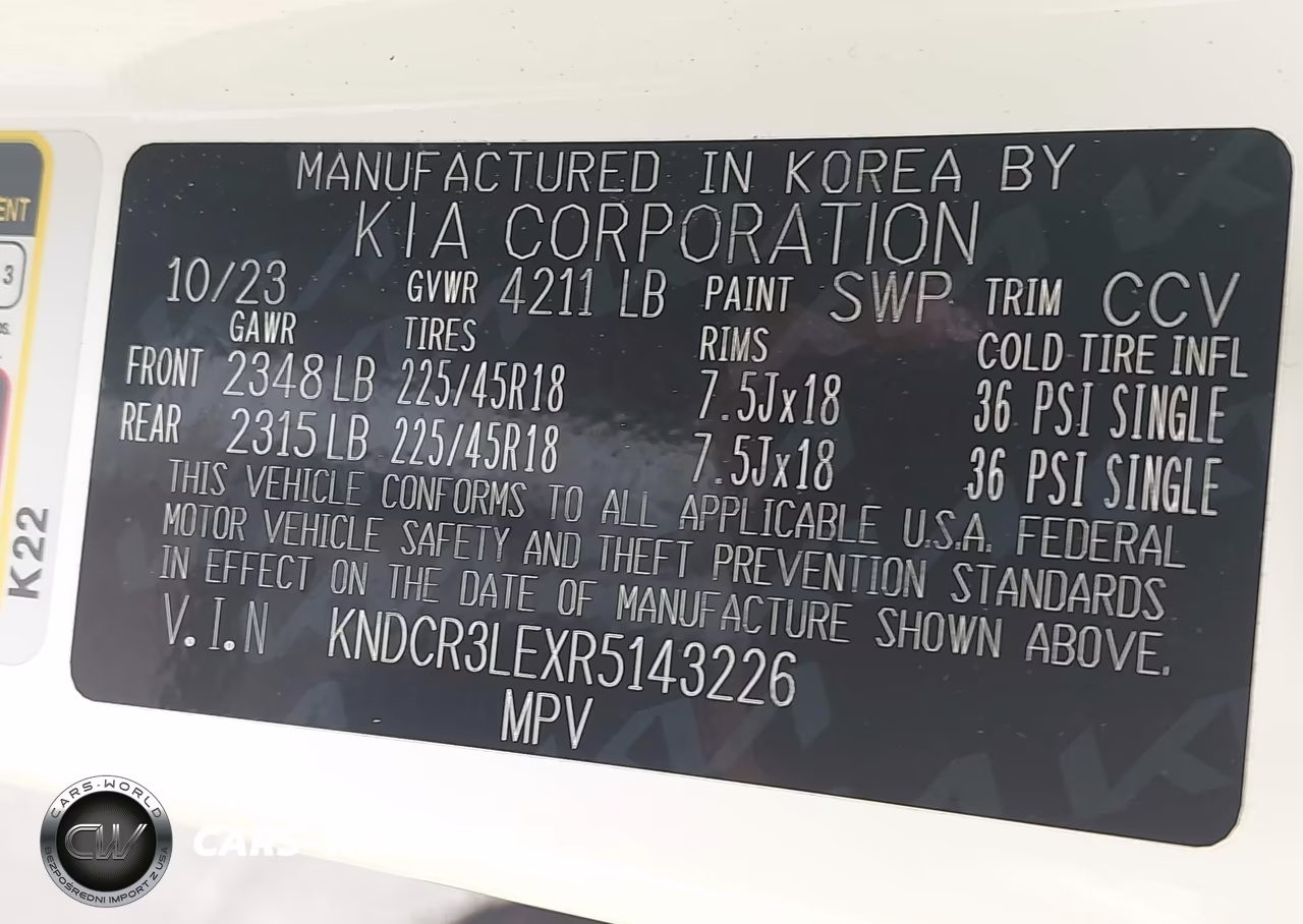 2024 Kia Niro Ex Touring VIN:KNDCR3LEXR5143226 - 9