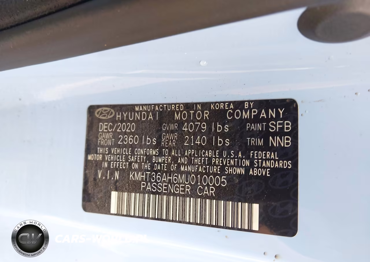 2021 Hyundai Veloster N VIN:KMHT36AH6MU010005 - 9