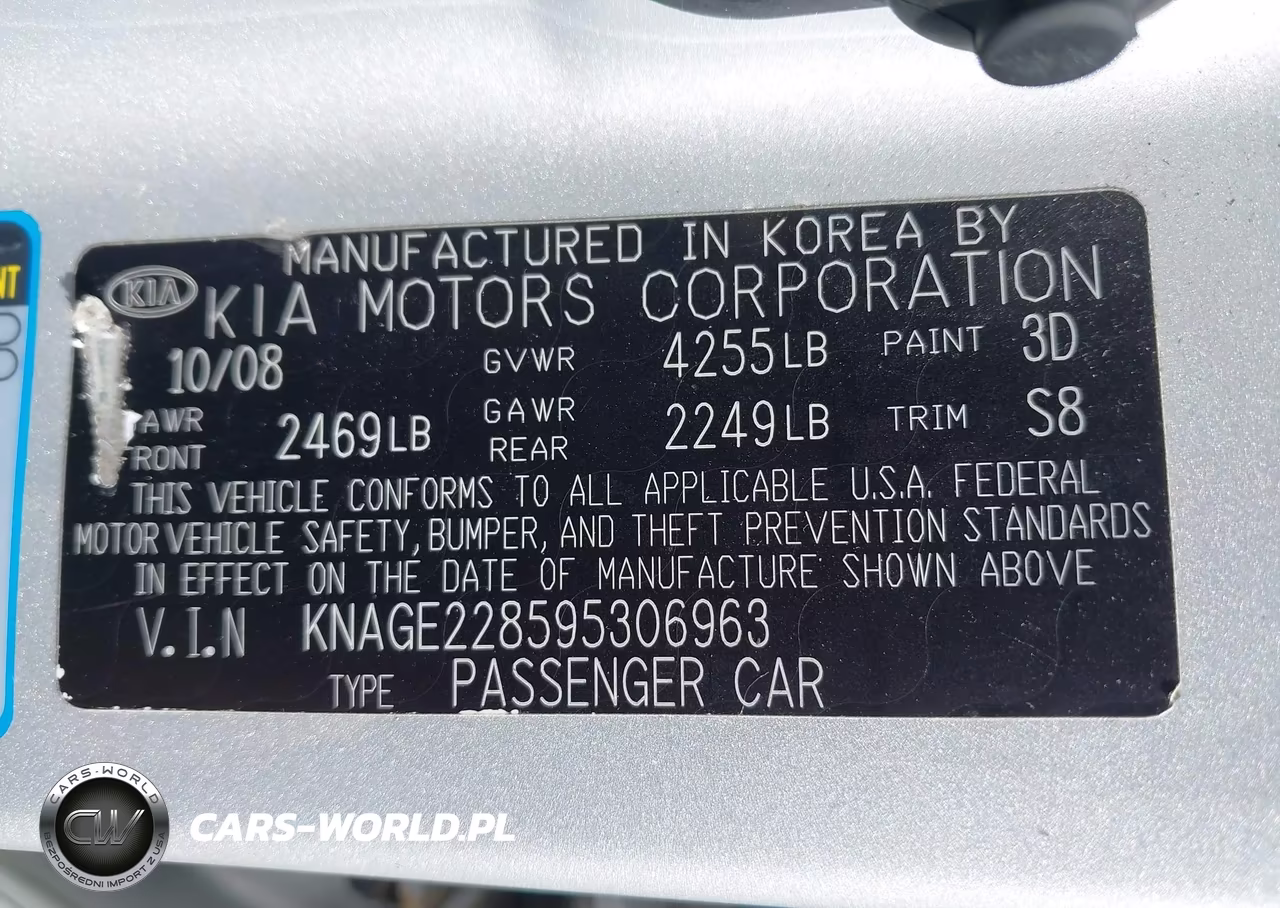 2009 Kia Optima Ex VIN:KNAGE228595306963 - 9