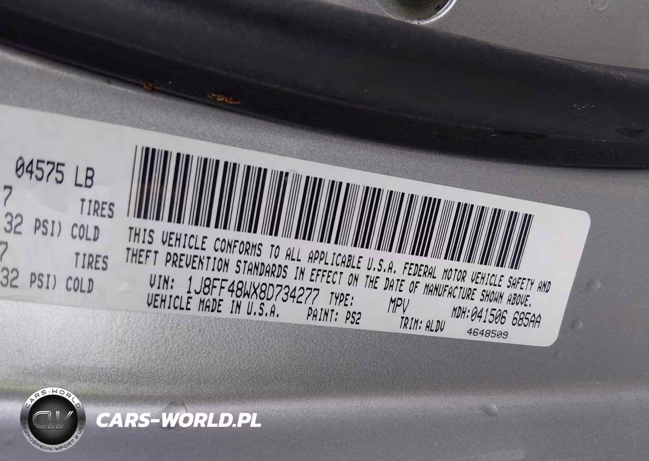 2008 Jeep Patriot Limited VIN:1J8FF48WX8D734277 - 9