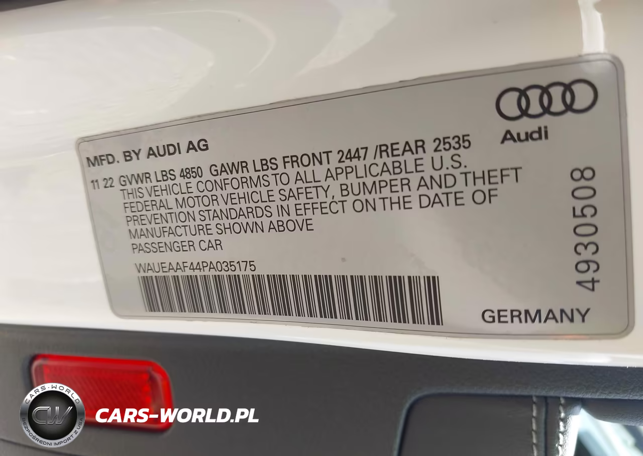 2023 Audi A4 Premium Plus 45 Tfsi S Line Quattro S Tronic VIN:WAUEAAF44PA035175 - 9