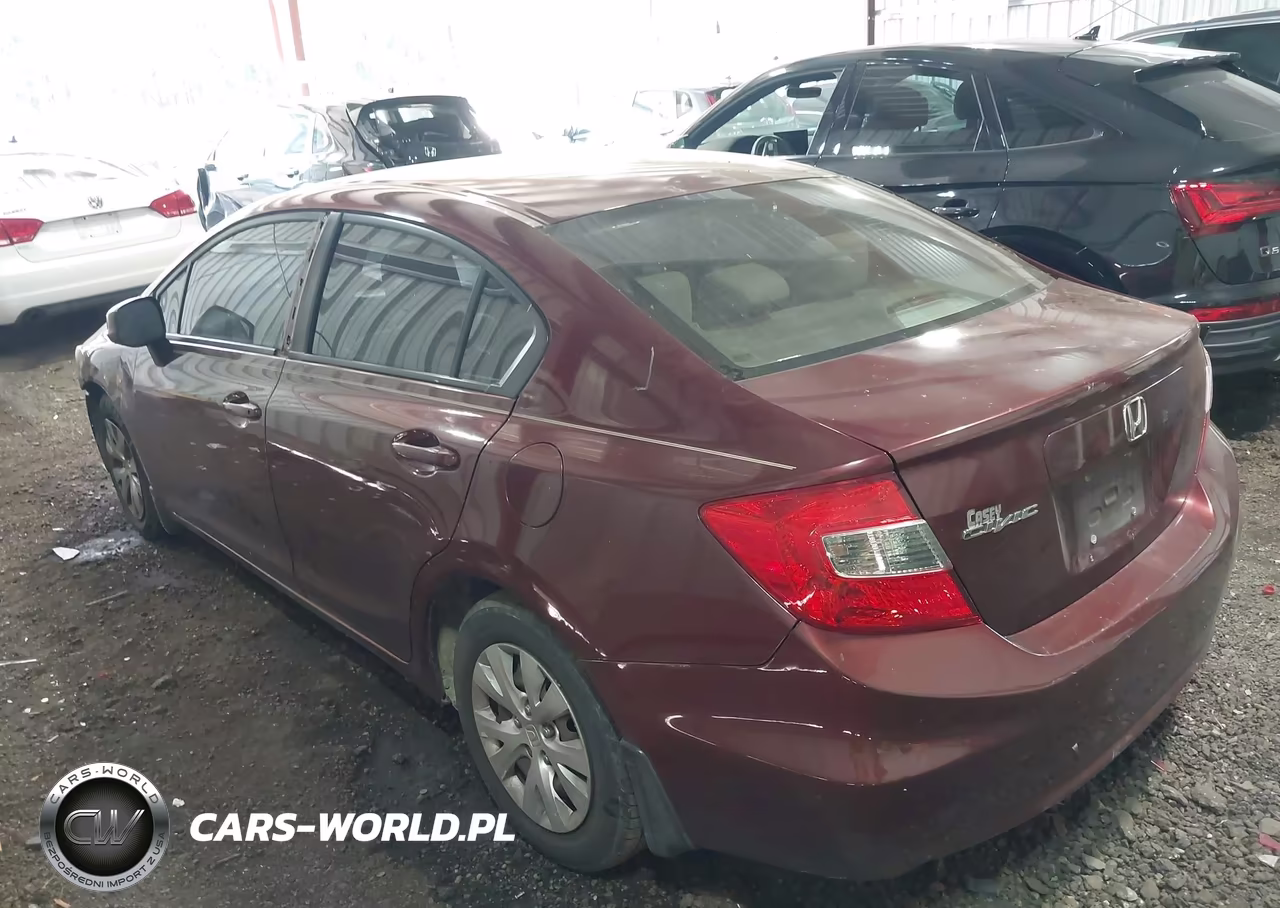 2012 Honda Civic Lx VIN:2HGFB2F5XCH537351 - 3