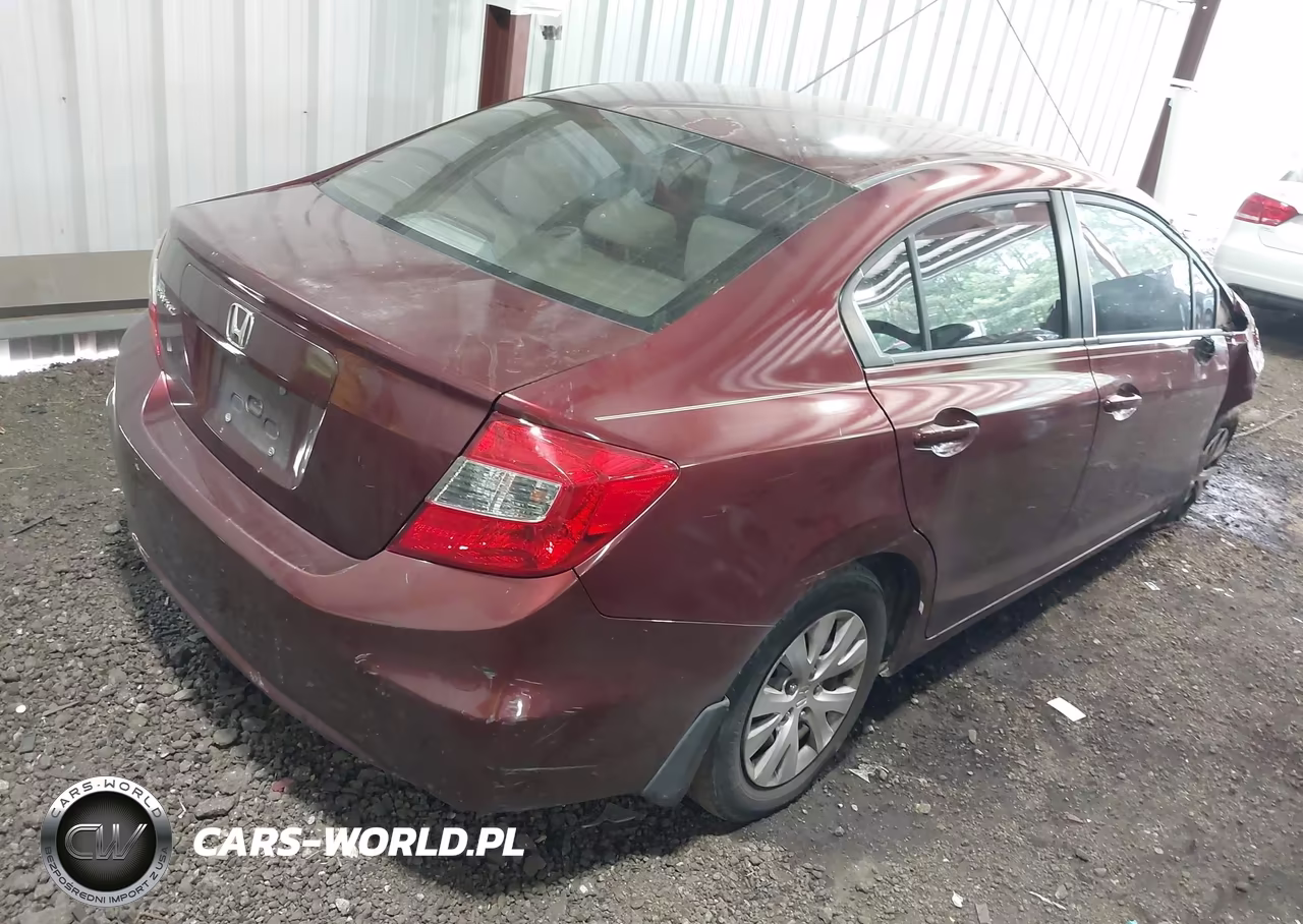 2012 Honda Civic Lx VIN:2HGFB2F5XCH537351 - 4