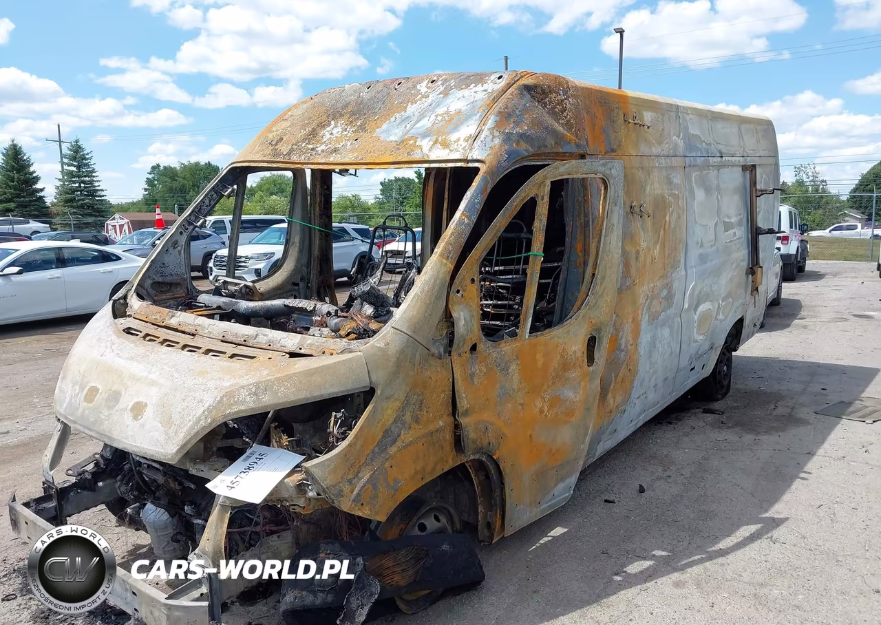 2023 Ram Promaster 3500 Cargo Van High Roof 159 Wb Ext VIN:3C6MRVJG3PE512988 - 2