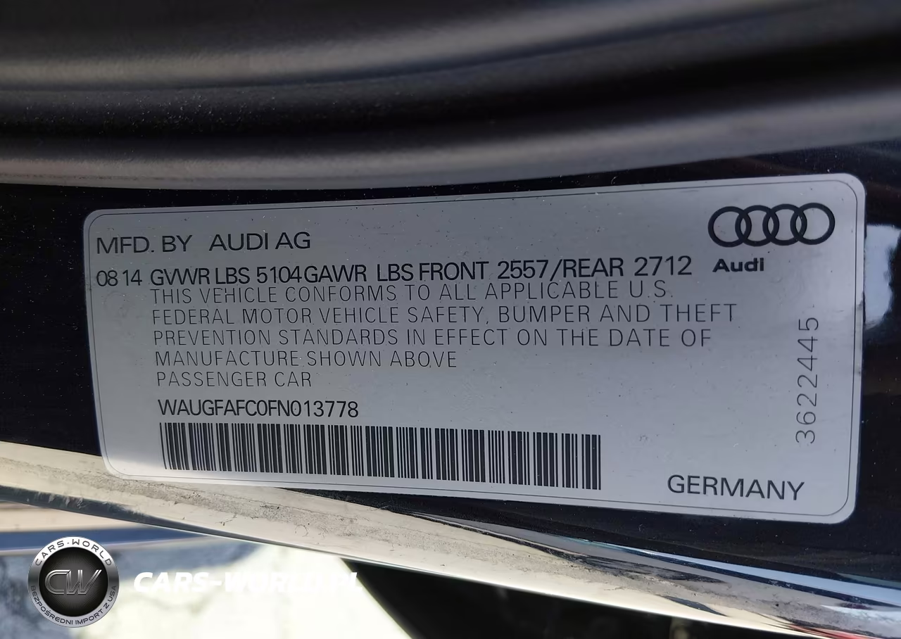 2015 Audi A6 2.0T Premium VIN:WAUGFAFC0FN013778 - 9