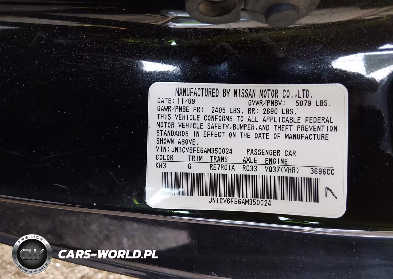 2010 Infiniti G37 VIN:JN1CV6FE6AM350024 - 9