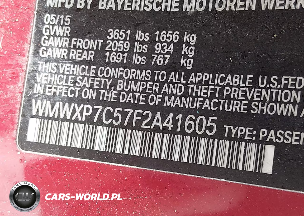 2015 Mini Hardtop Cooper S VIN:WMWXP7C57F2A41605 - 9