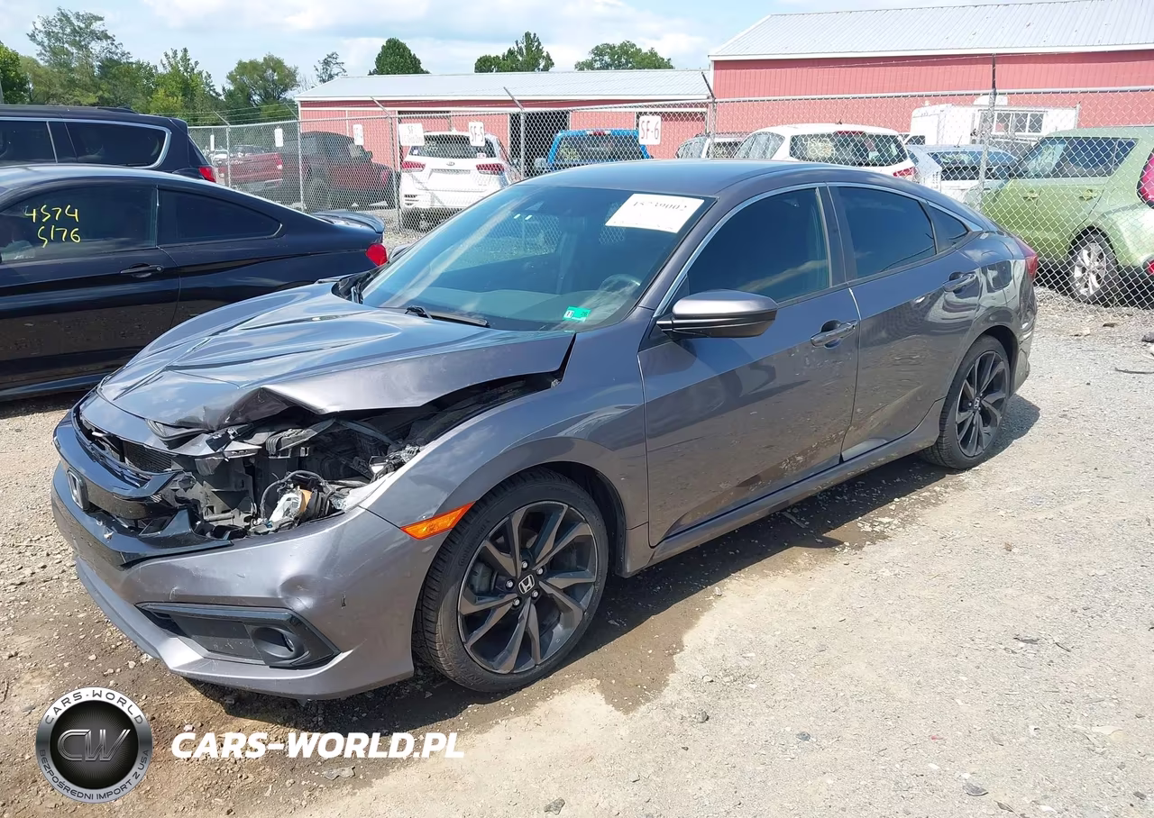 2019 Honda Civic Sport VIN:19XFC2F86KE023576 - 2