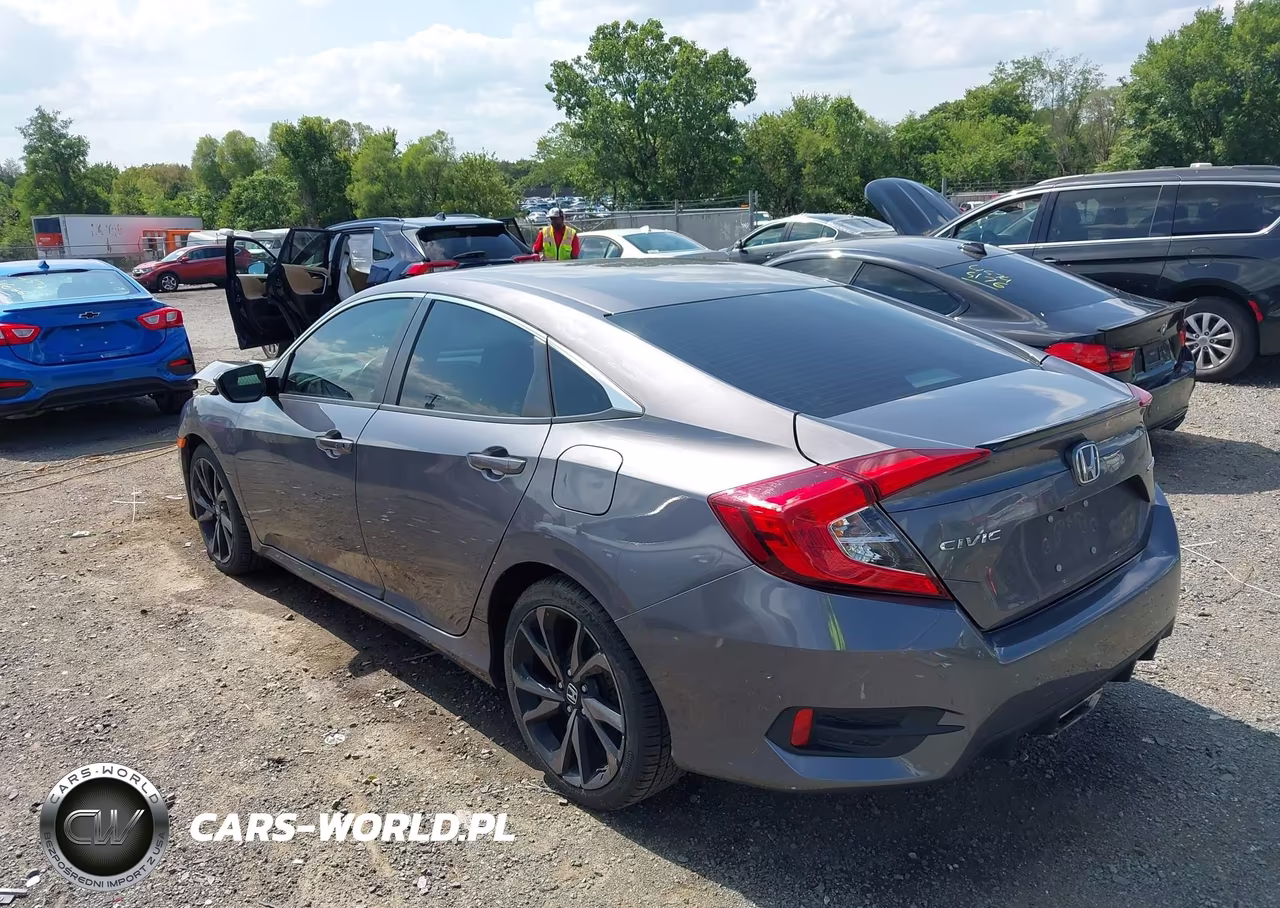 2019 Honda Civic Sport VIN:19XFC2F86KE023576 - 3