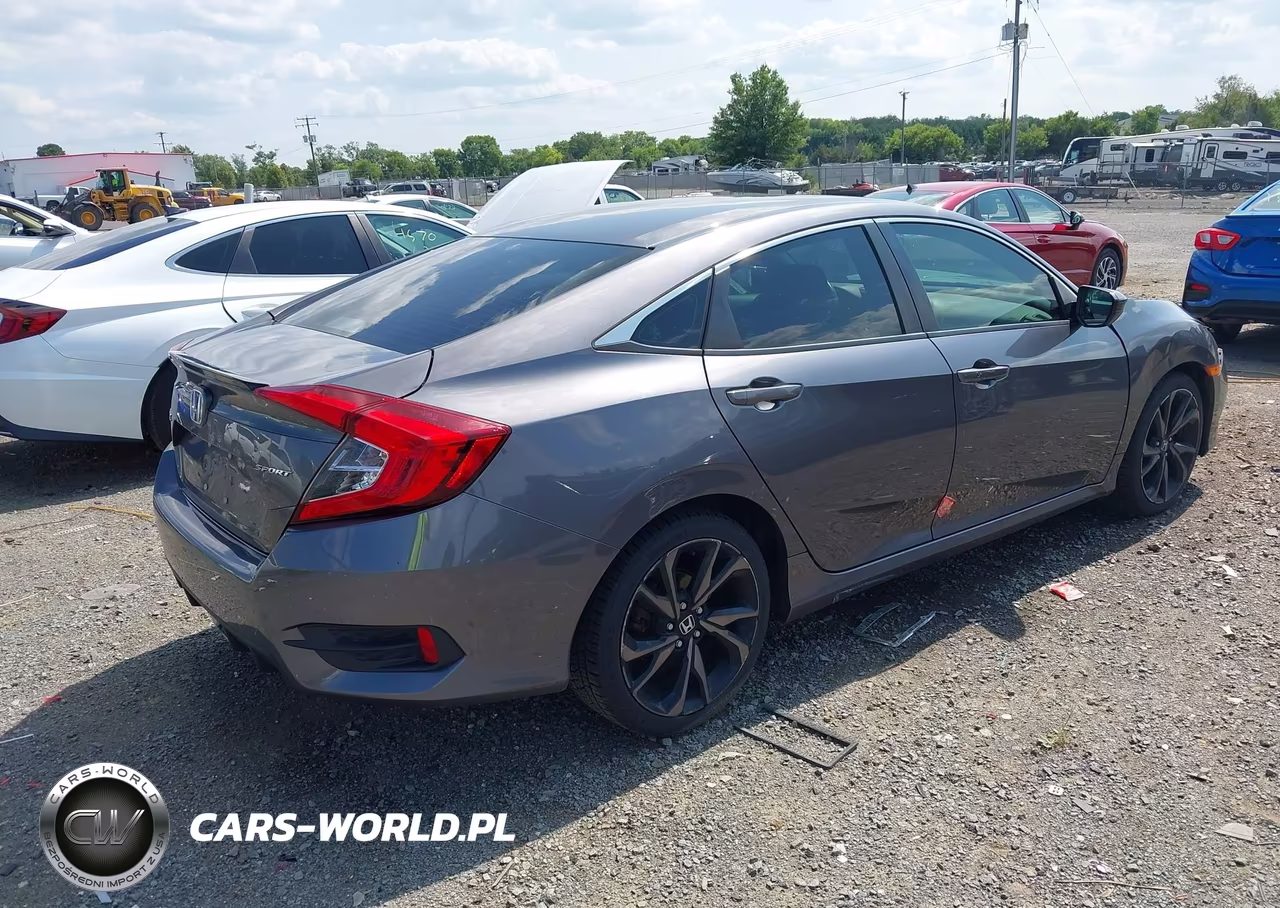 2019 Honda Civic Sport VIN:19XFC2F86KE023576 - 4
