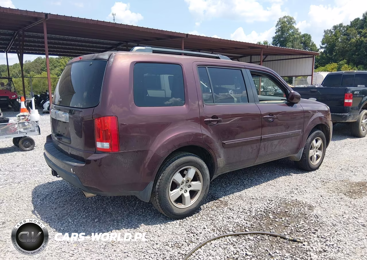 2011 Honda Pilot Ex-L VIN:5FNYF3H57BB030314 - 4