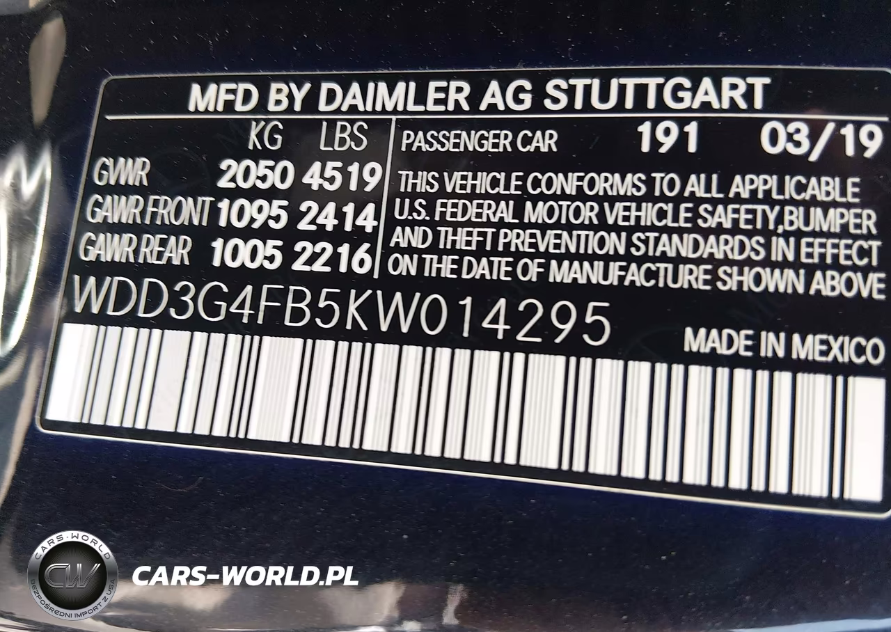 2019 Mercedes-Benz A 220 4Matic VIN:WDD3G4FB5KW014295 - 9