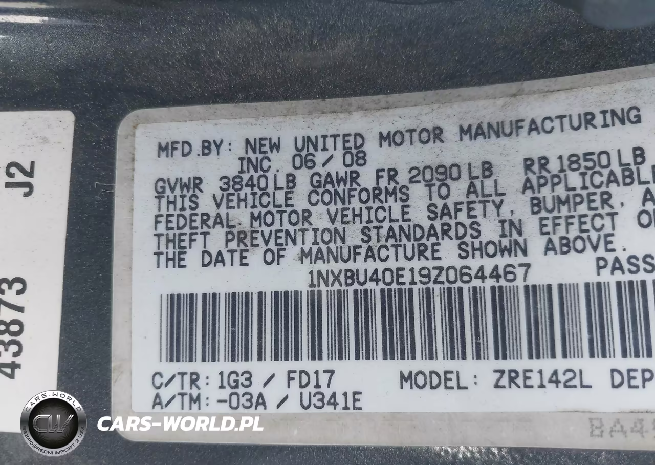 2009 Toyota Corolla S VIN:1NXBU40E19Z064467 - 9