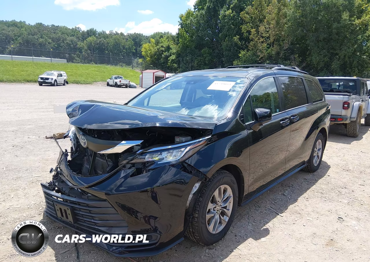 2022 Toyota Sienna Le VIN:5TDKRKEC5NS078355 - 2