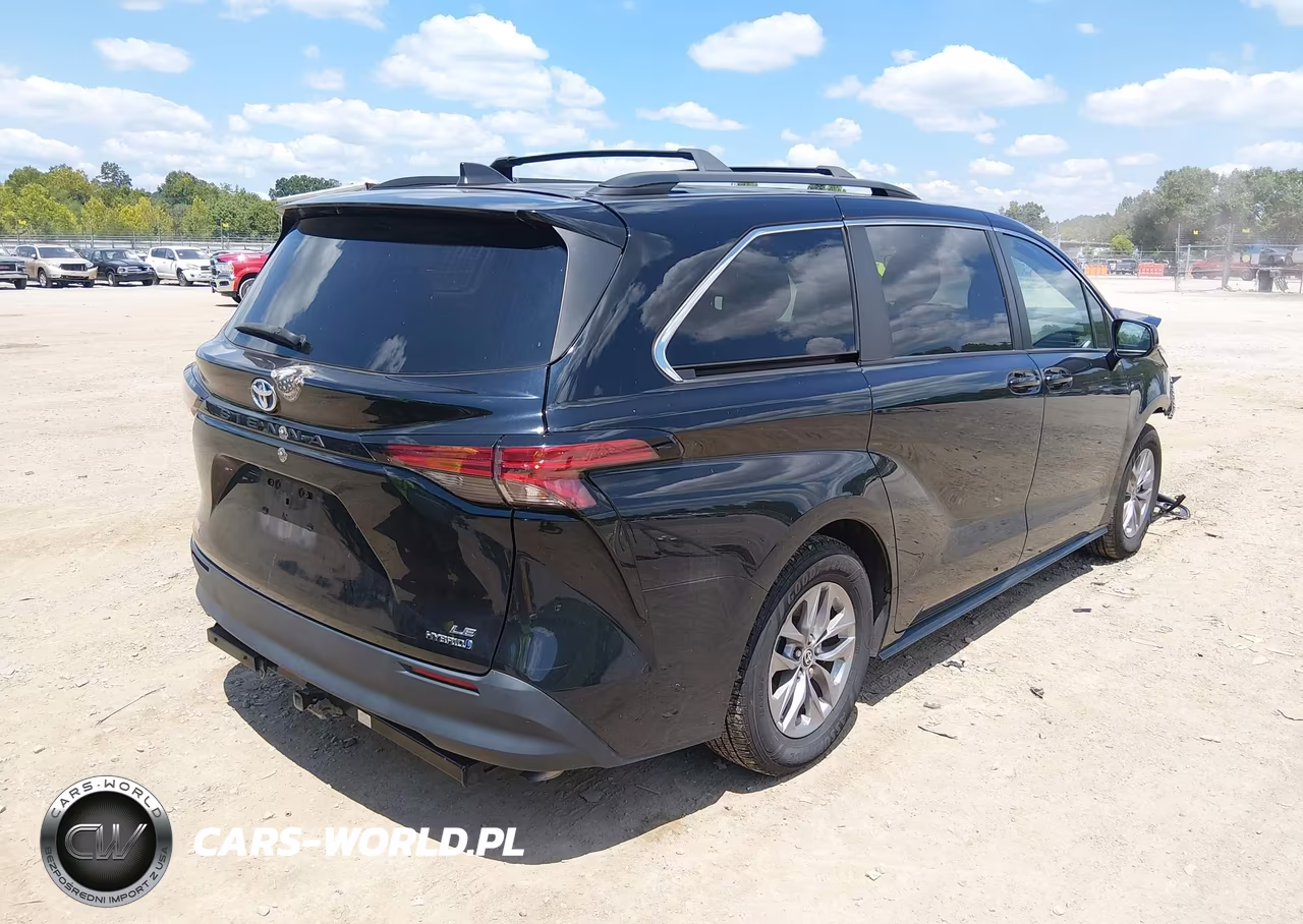 2022 Toyota Sienna Le VIN:5TDKRKEC5NS078355 - 4