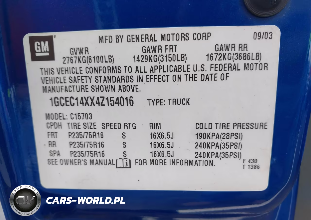 2004 Chevrolet Silverado 1500 VIN:1GCEC14XX4Z154016 - 9
