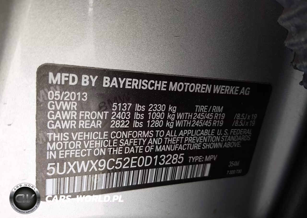 2014 BMW X3 xDrive28I VIN:5UXWX9C52E0D13285 - 9