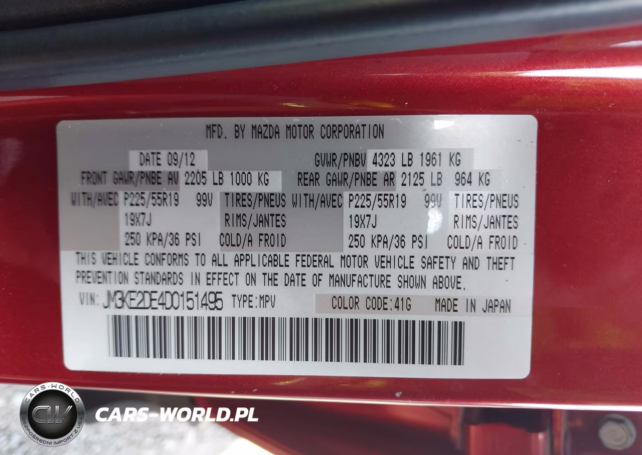 2013 Mazda Cx-5 Grand Touring VIN:JM3KE2DE4D0151495 - 9
