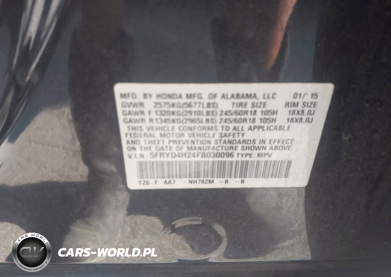 2015 Acura Mdx VIN:5FRYD4H24FB030096 - 9