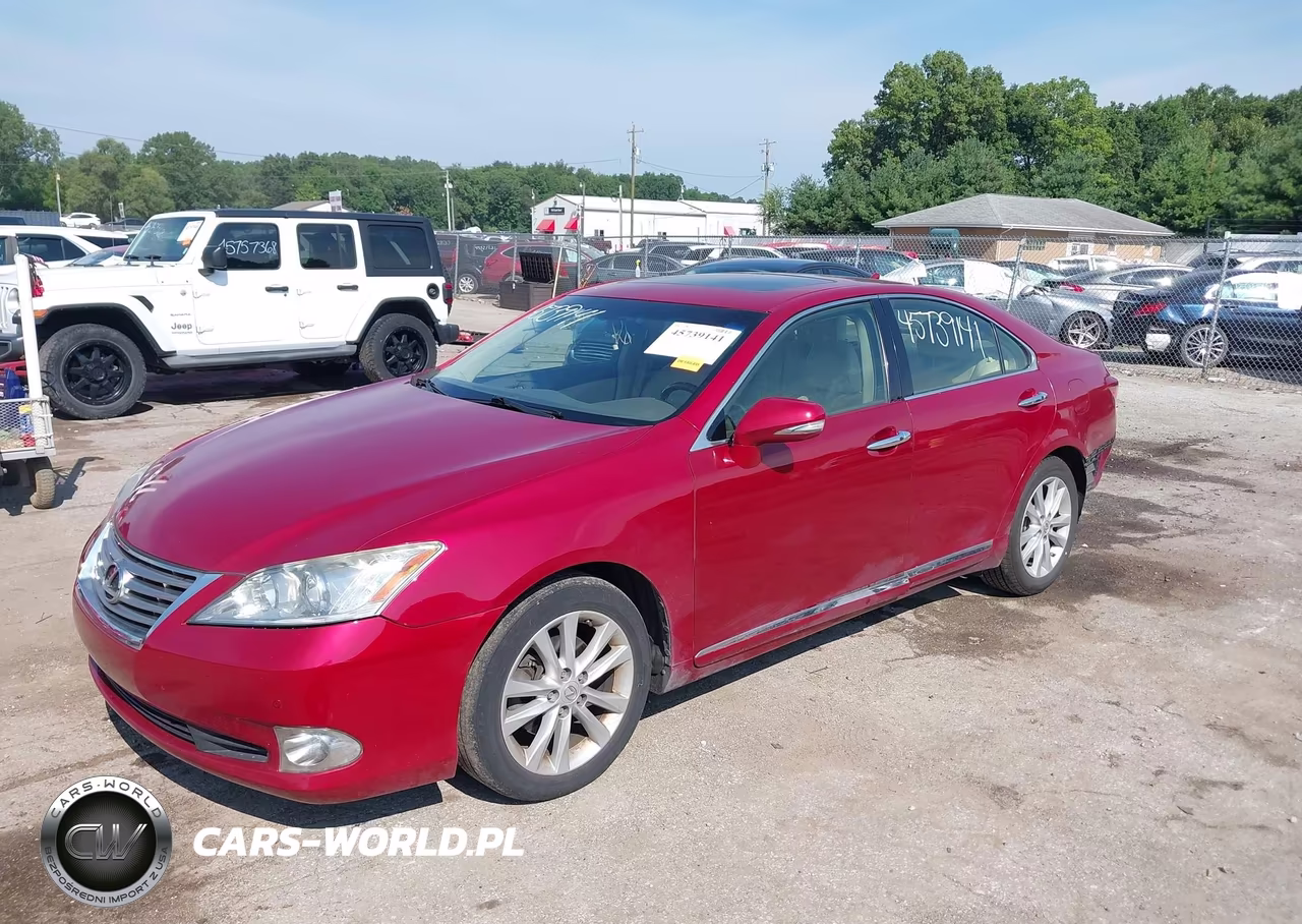 2012 Lexus Es 350 VIN:JTHBK1EG6C2492121 - 2