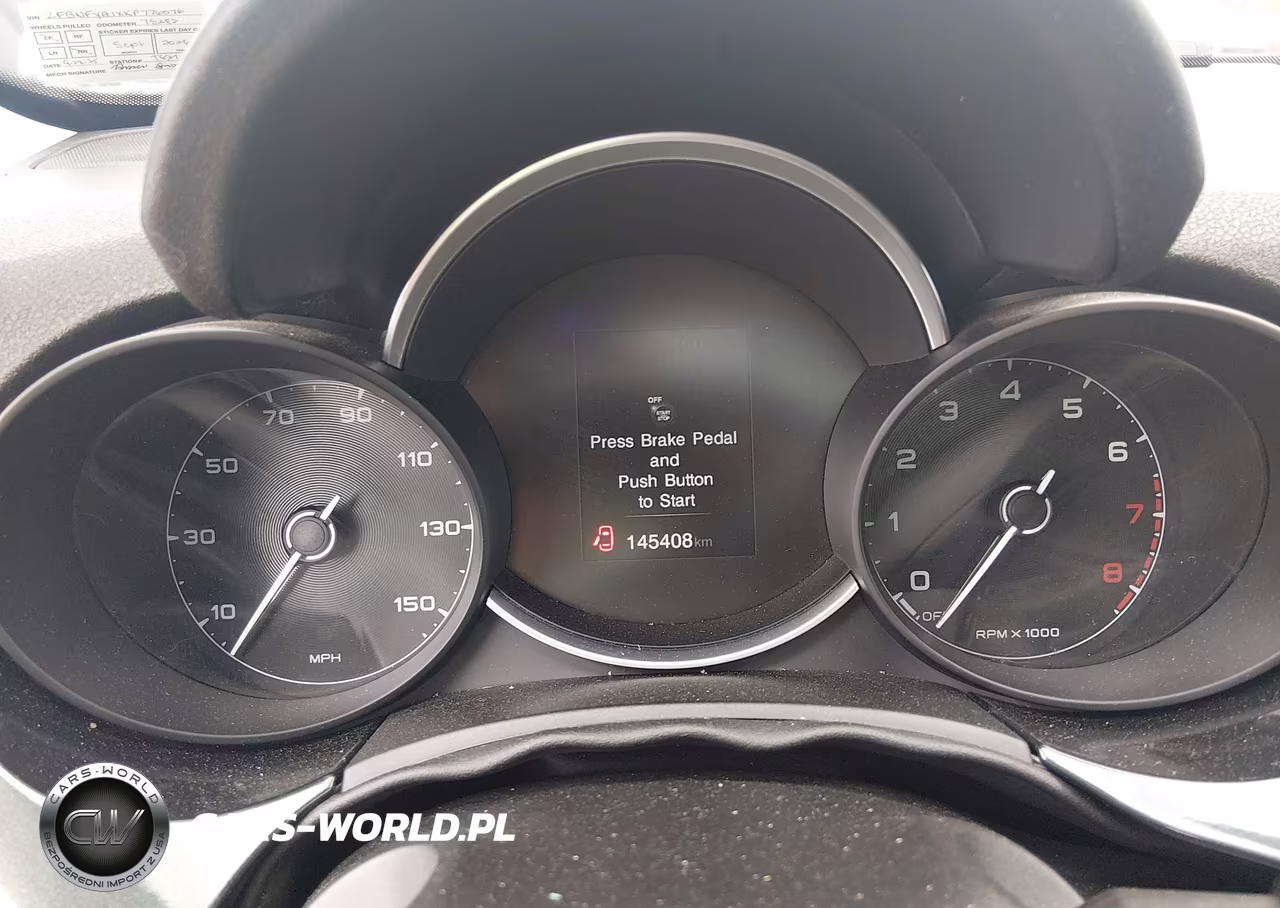 2019 Fiat 500X Pop Awd VIN:ZFBNFYA1XKP776076 - 7