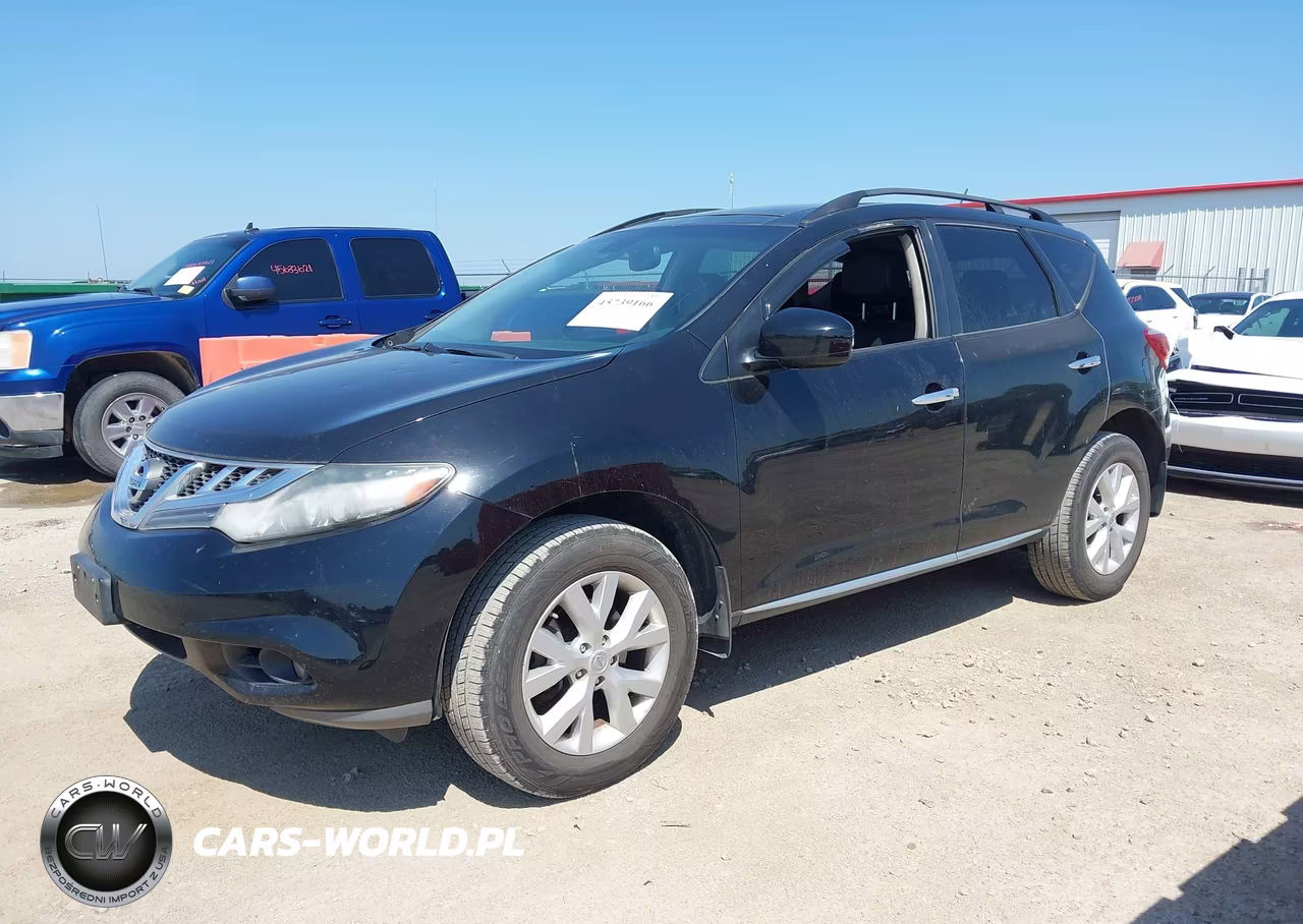 2014 Nissan Murano Sl VIN:JN8AZ1MW8EW531535 - 2