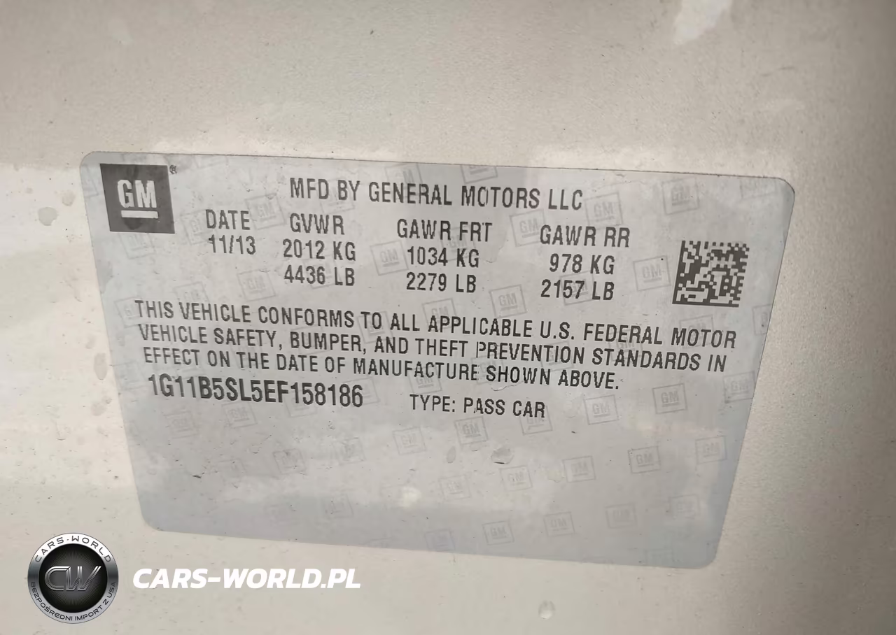 2014 Chevrolet Malibu 1Ls VIN:1G11B5SL5EF158186 - 9